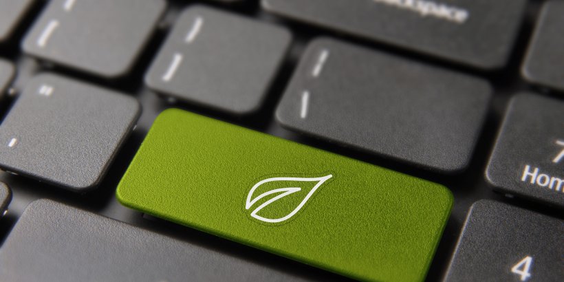 Keyboard sustainable leaf button