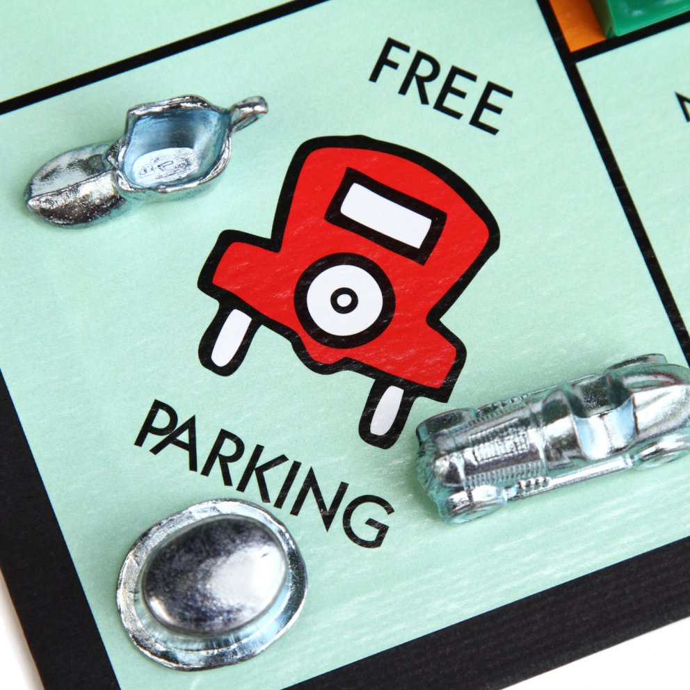 Monopoly Spielfeld "Free Parking"