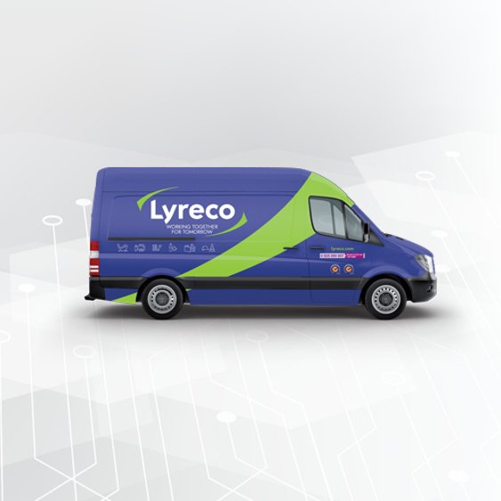 lyreco delivery van