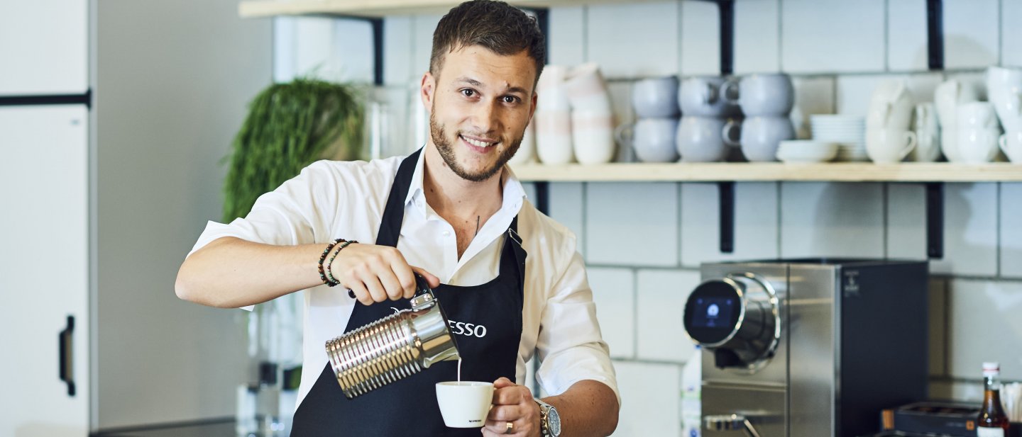 Nespresso Barista, Till Sulser, Lyreco Coffee Solutions