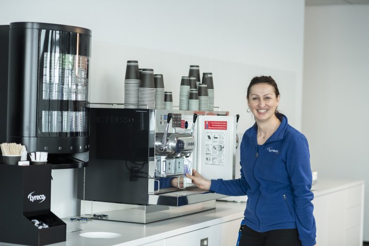 Biljana Stojecevic, Merchandiserin Lyreco Coffee Solutions