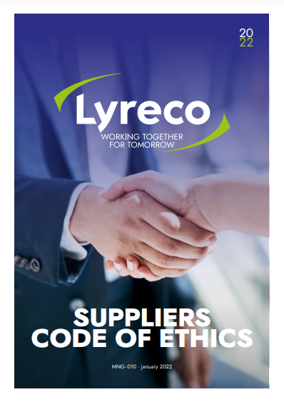 Suppliers Code of Ethics Cover